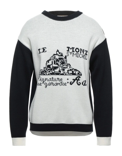 Le Mont St Michel Sweaters In White