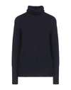 Drumohr Turtleneck Lambswool Jumper In Dark Blue