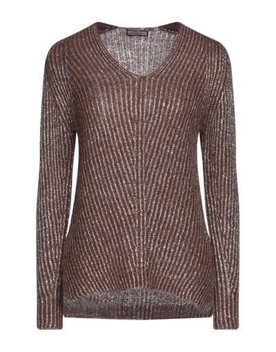 Maliparmi Sweaters In Brown