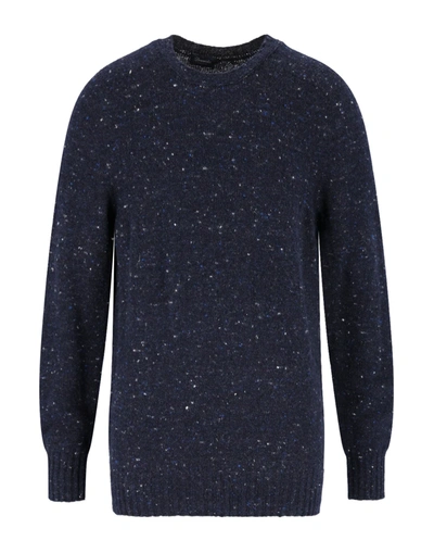 DRUMOHR DRUMOHR MAN SWEATER MIDNIGHT BLUE SIZE 42 VIRGIN WOOL, CASHMERE, POLYAMIDE,14121353VW 6