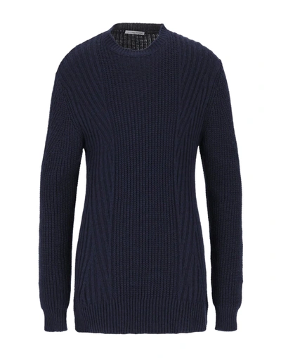 Grey Daniele Alessandrini Sweaters In Dark Blue