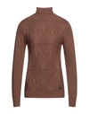 Yes Zee By Essenza Turtlenecks In Brown