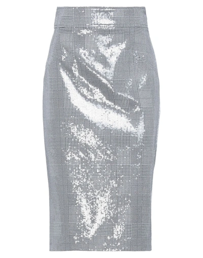 Frankie Morello Midi Skirts In Grey