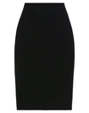 Max Mara Knee Length Skirts In Black