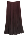 Dolce & Gabbana Midi Skirts In Dark Brown