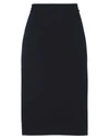 Emporio Armani Midi Skirts In Blue