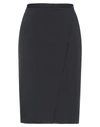 Elisabetta Franchi Midi Skirts In Black