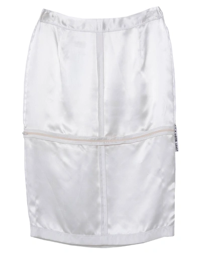 Mm6 Maison Margiela Midi Skirts In White