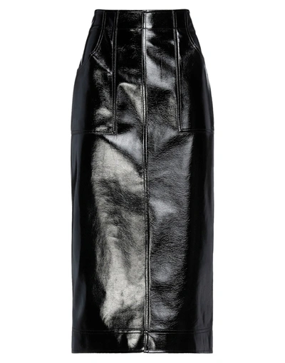Philosophy Di Lorenzo Serafini Midi Skirts In Black