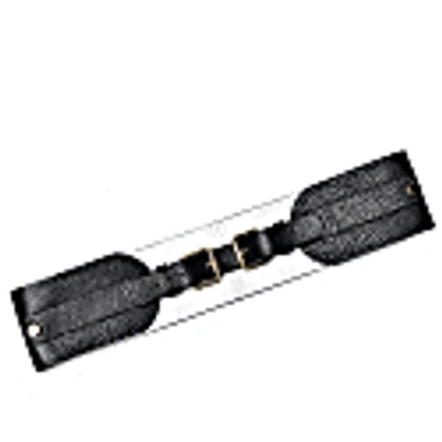 Plik Leather Waist Mara Belt- Black