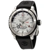 ARMAND NICOLET S05-3 GMT AUTOMATIC SILVER DIAL MENS WATCH A713AGN-AG-GG4710N