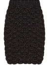 DOLCE & GABBANA TEXTURED-KNIT SKIRT