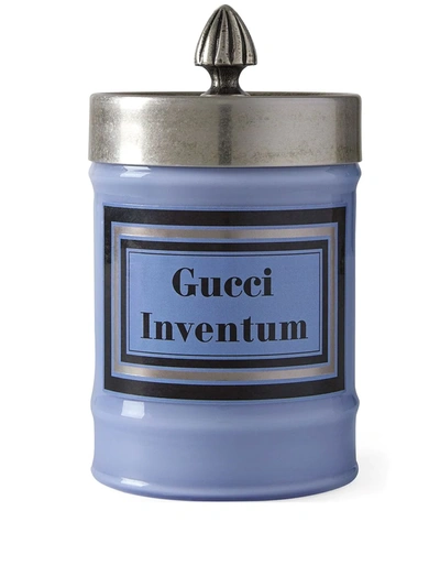 Gucci Inventum-scented Murano-glass Candle In Sea Clear Blue