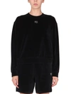 Alexander Wang T T By Alexander Wang Puff Logo Sweatshirt In Nero