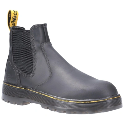 Dr. Martens' Dr Martens Dr Martens Unisex Adults Eaves Sb Elasticated Steel Toe Cap Leather Safety Boot (black)
