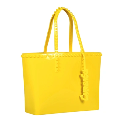 Carmen Sol Seba Mid Tote In Yellow