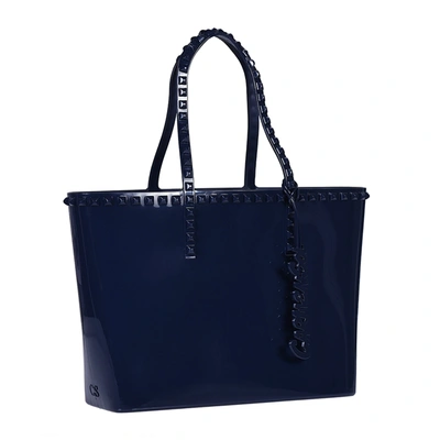 Carmen Sol Seba Mid Tote In Navy Blue