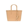 Carmen Sol Miriam Micro Mini Tote In Nude