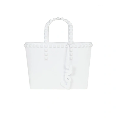 Carmen Sol Miriam Micro Mini Tote In White