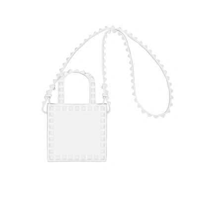 Carmen Sol Alice Mini Shoulder Bag In White