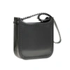 Carmen Sol Fico Large Crossbody In Gunmetal