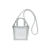 Carmen Sol Alice Mini Shoulder Bag In Silver