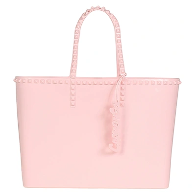 Carmen Sol Angelica Large Tote In Baby-pink