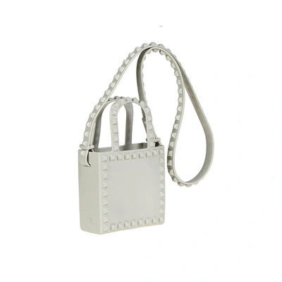 Carmen Sol Alice Mini Shoulder Bag In Light Grey