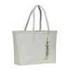 Carmen Sol Seba Mid Tote In Light Grey