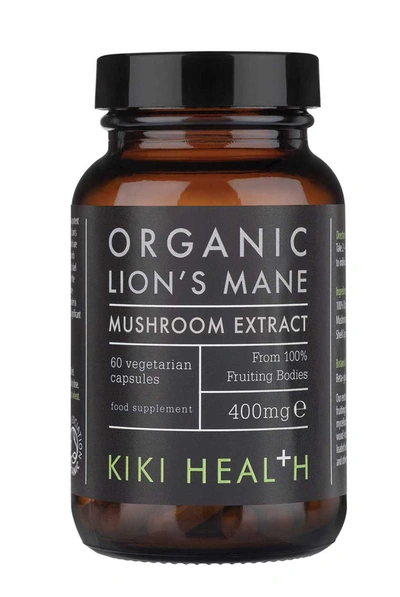 Kiki Health Lions Mane Extract Organic 60 Vegicaps