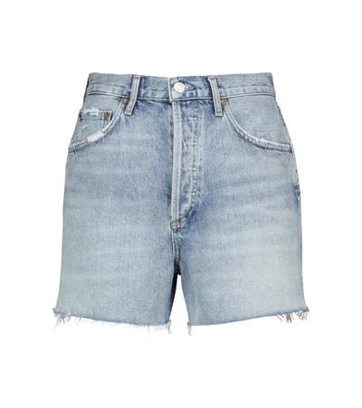 Agolde Epic Dee Super High-rise Denim Shorts In Chimes