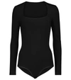 ALAÏA STRETCH-KNIT BODYSUIT,P00572107