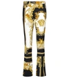 VERSACE BAROCCO FLARED JEANS,P00574740