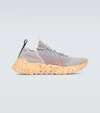 Nike Space Hippie 01 Recycled Stretch-knit Sneakers In Grey
