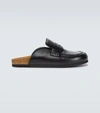 JW ANDERSON LEATHER LOAFER MULES,P00576828