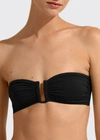 Eres Les Essentiels Show Bandeau Bikini Top In Noir
