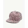 RHUDE MENS MAUVE RHEPURPOSED PAISLEY-PRINT CANVAS CAP,R03784275