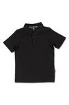 Volcom Kids' Big Boys Wowzer Polo Shirt In Black