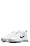 Nike Men's Air Max Genome Shoes In White/black/grey