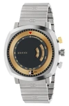 GUCCI X DISNEY MICKEY MOUSE GRIP CHRONOGRAPH BRACELET WATCH, 40MM,YA157307