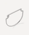 Monica Vinader Sterling Silver Signature Slim Bangle In Silver