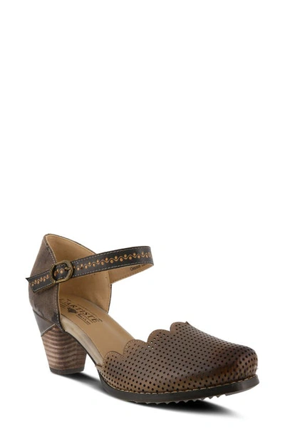 L'artiste Parchelle Pump In Gray Leather