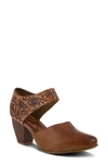 L'artiste Toolie Pump In Brown Leather