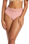 Hanky Panky Cotton French Briefs In Rooibos Beige