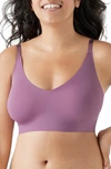 True & Co. True Body Triangle Convertible Strap Bralette In Berry Conserve