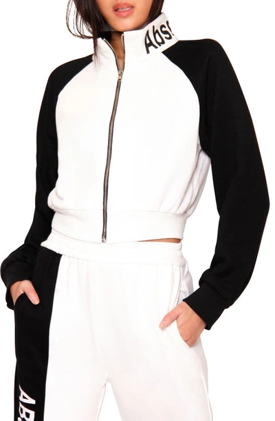 Absence Of Colour Tia Logo Collar Track Jacket In White