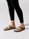 Isabel Marant Lennyo Studded Suede Slides In Taupe