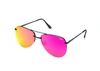 Quay The Playa In Matte Black,blue Polarized
