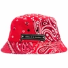 CHILDREN OF THE DISCORDANCE PAISLEY PRINTED BUCKET HAT,COTDAC/820B/RED