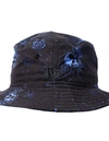 YOHJI YAMAMOTO PRINTED BUCKET HAT,HD-H55-979-1